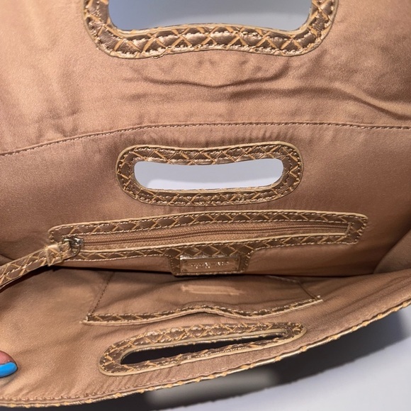 Nine West Medium Beige Envelope Clutch - Picture 6 of 8